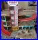 Vintage Rare Marx Sears 4 Level Metal/ Tin Litho Service Center & Parking Garage