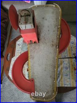 Vintage Rare Marx Sears 4 Level Metal/ Tin Litho Service Center & Parking Garage