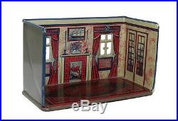 Vintage Retro Louis Marx Newlyweds Parlor Tin Litho Playset From The 1920s