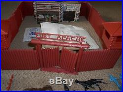 Vintage Sears Fort Apache Play set by MARX Near Complete 59093C + inserts