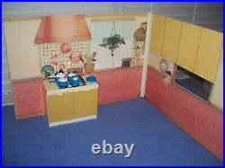 Vintage Sindy's World Scenesetter Room Backgrounds Furniture & Accessories Marx