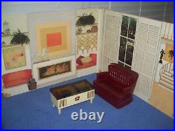 Vintage Sindy's World Scenesetter Room Backgrounds Furniture & Accessories Marx