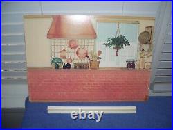 Vintage Sindy's World Scenesetter Room Backgrounds Furniture & Accessories Marx