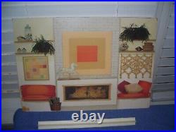 Vintage Sindy's World Scenesetter Room Backgrounds Furniture & Accessories Marx