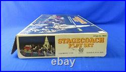 Vintage Stagecoach Play Set Marx Toys Near Complete in Original Box