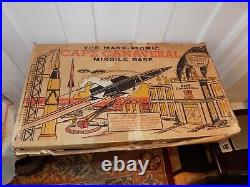 Vintage The Marx-Atomic Cape Canaveral Missile Base Play Set in Box