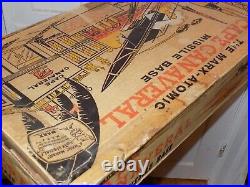 Vintage The Marx-Atomic Cape Canaveral Missile Base Play Set in Box