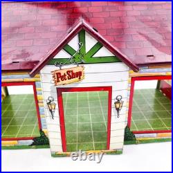 Vintage Tin Litho MARX Toy Pet Shop Building Dollhouse Replacement READ