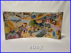Vintage Tin Litho Walt Disney's Television Playhouse Playset with Characters Vintage Tin Litho Walt Disney's Television Playhouse Playset with Characters