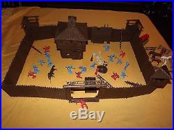 Vintage Toy 1970s Marx Fort Apache Playset