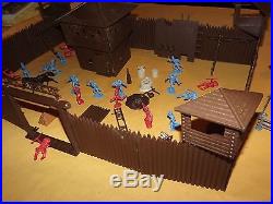 Vintage Toy 1970s Marx Fort Apache Playset