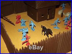 Vintage Toy 1970s Marx Fort Apache Playset