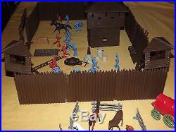 Vintage Toy 1970s Marx Fort Apache Playset