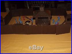 Vintage Toy 1970s Marx Fort Apache Playset