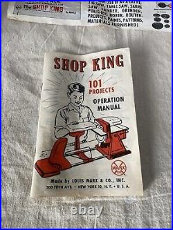 Vintage Toy Set MARX SHOP KING 1960's Pretend Play Construction RARE & SEALED