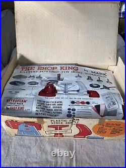 Vintage Toy Set MARX SHOP KING 1960's Pretend Play Construction RARE & SEALED