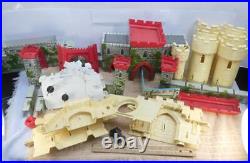 Vintage Toy Tim Castle Playset Marx Knight & Viking Set