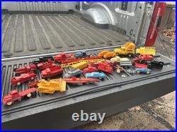Vintage lot Marx & other toy vehicles play set pieces One Price 30+ items