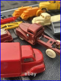 Vintage lot Marx & other toy vehicles play set pieces One Price 30+ items