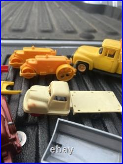 Vintage lot Marx & other toy vehicles play set pieces One Price 30+ items
