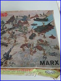 Vintage marx battleground playset