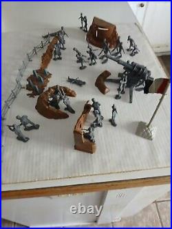 Vintage marx battleground playset