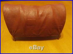 Vintage original Marx Wagon Train reddish brown covered wagon canopy