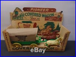 VintageMarx 1370-P Pioneer Covered Wagon with Horses and AccessoriesShips Free