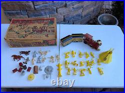 Vintatge Scarce wild west battery powered train set by Marks 1960's Amazing Figs