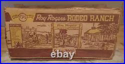 Vntg 1957 Roy Rogers RODEO RANCH in Box #3996 Western Cowboy Playset Series 2000