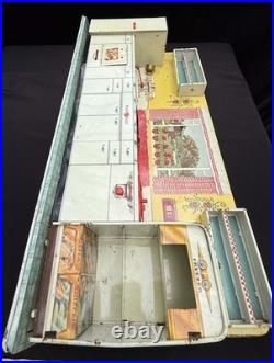 Vtg 1950's Louis Marx Toy Litho Pretty Maid Play Kitchen Set Accessories In Box