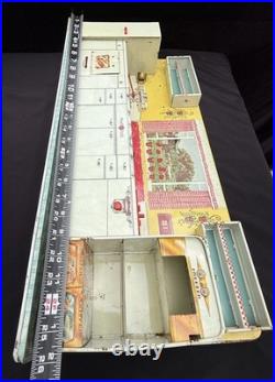 Vtg 1950's Louis Marx Toy Litho Pretty Maid Play Kitchen Set Accessories In Box