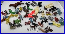 Vtg 1950s Marx Fort Apache Stockade Playset Series 2000 #3660 Includes Figures