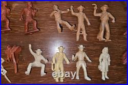Vtg 1950s Marx Roy Rogers Rodeo Playset IN BOX with Dale Evans Pat Brady Saddles