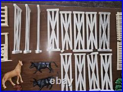 Vtg 1950s Marx Roy Rogers Rodeo Playset IN BOX with Dale Evans Pat Brady Saddles
