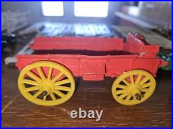 Vtg 1950s Marx Roy Rogers Rodeo Playset IN BOX with Dale Evans Pat Brady Saddles