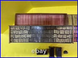 Vtg 1950s roy rodgers mineral city tin western town playset marx toys