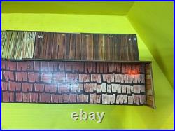 Vtg 1950s roy rodgers mineral city tin western town playset marx toys