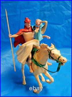 Vtg 1959 Disney's Sleeping Beauty, Prince Phillip, Samson & Accessories Play Set