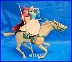 Vtg 1959 Disney's Sleeping Beauty, Prince Phillip, Samson & Accessories Play Set