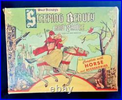 Vtg 1959 Disney's Sleeping Beauty, Prince Phillip, Samson & Accessories Play Set