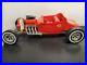 Vtg 1960'S MARX RARE 24 BIG RED HOT ROD Battery Operated T Bucket Toy Car