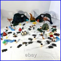 Vtg 1965 Marx Troll Village Miniature Playset Wild Horse Canyon 70+ Pcs Vtg 1965 Marx Troll Village Miniature Playset Wild Horse Canyon 70+ Pcs