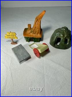 Vtg 1965 Marx Troll Village Miniature Playset Wild Horse Canyon 70+ Pcs