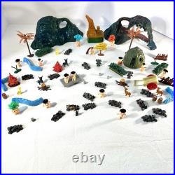 Vtg 1965 Marx Troll Village Miniature Playset Wild Horse Canyon 70+ Pcs Vtg 1965 Marx Troll Village Miniature Playset Wild Horse Canyon 70+ Pcs