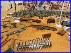 Vtg 1977 MARX World War II BATTLEGROUND! Set IN ORIGINAL BOX 4204 Tanks Army Men