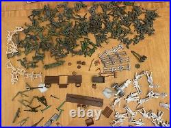 Vtg 1977 MARX World War II BATTLEGROUND! Set IN ORIGINAL BOX 4204 Tanks Army Men