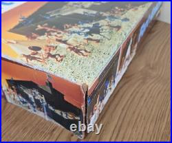Vtg 1978 Marx 54mm Fort Apache playset 4202 plastic fort & General Custer Figure