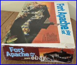 Vtg 1978 Marx 54mm Fort Apache playset 4202 plastic fort & General Custer Figure Vtg 1978 Marx 54mm Fort Apache playset 4202 plastic fort & General Custer Figure