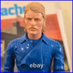 Vtg 1978 Marx 54mm Fort Apache playset 4202 plastic fort & General Custer Figure
